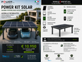 Power Kit Solar: gazebo fotovoltaico autoportante da 5 kWp con accumulo da 10 kWh e installazione inclusa